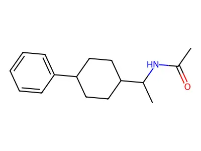 N-(1-(4-Phenylcyclohexyl)ethyl)ethanimidic acid structure