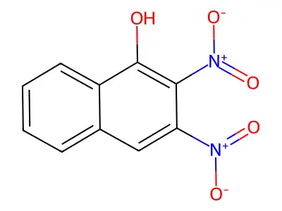 1-Naphthalenol, 2,3-dinitro- structure