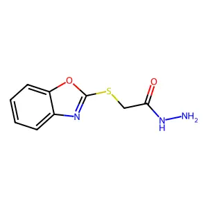 2-(1,3-Benzoxazol-2-ylsulfanyl)acetohydrazide structure