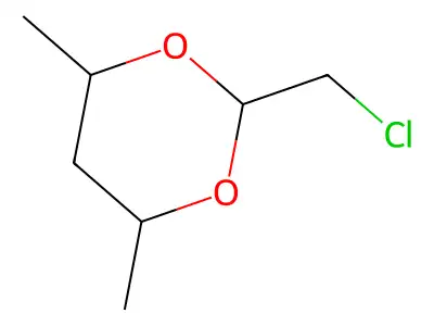 2-(Chloromethyl)-4,6-dimethyl-1,3-dioxane structure