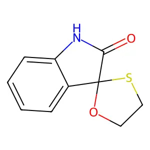 Spiro[indole-3,2'-[1,3]oxathiolan]-2(1H)-one structure
