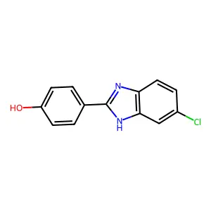 4-(6-Chloro-1H-benzo[d]imidazol-2-yl)phenol structure