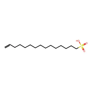 十五碳-14-烯-1-磺酸 structure