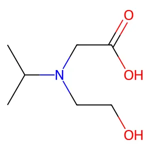 glycine, N-(2-hydroxyethyl)-N-(1-methylethyl)- structure
