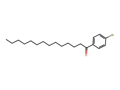 1-(4-Bromophenyl)tetradecan-1-one structure