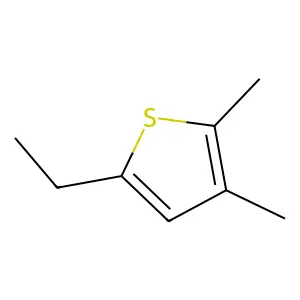 5-Ethyl-2,3-dimethylthiophene structure