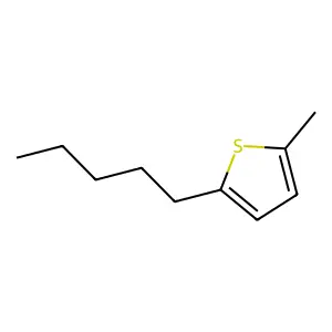 2-Methyl-5-pentylthiophene structure