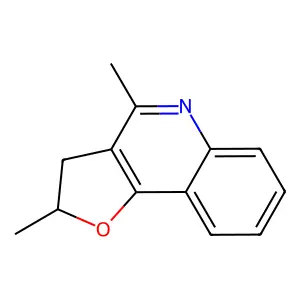 2,4-Dimethyl-2,3-dihydrofuro[3,2-c]quinoline structure