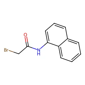 Acetamide, N-(1-naphthyl)-2-bromo- structure