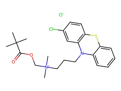 N-Pivaloyloxymethylchlorpromazine structure