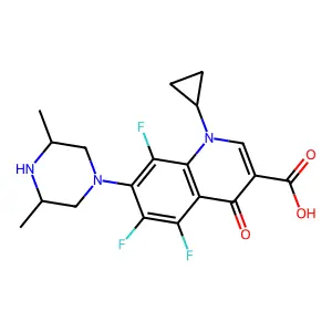 Orbifloxacin structure