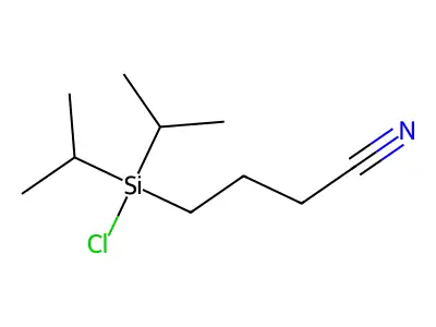 3-Cyanopropyldiisopropylchlorosilane structure