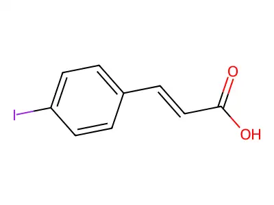 4-Iodocinnamic acid structure