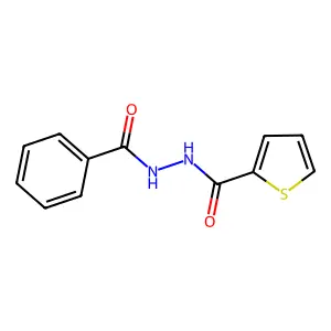 N'-benzoylthiophene-2-carbohydrazide structure