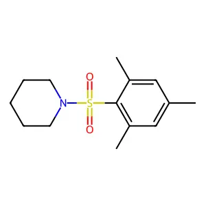 1-(2,4,6-Trimethyl-benzenesulfonyl)-piperidine structure