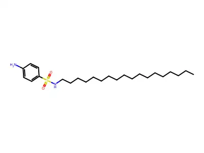 Benzenesulfonamide, 4-amino-N-octadecyl- structure