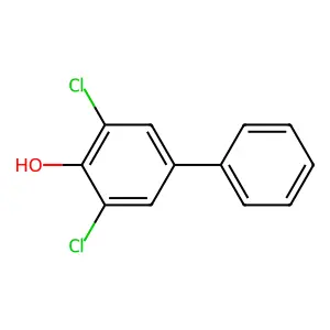 4-Hydroxy-3,5-dichlorobiphenyl structure