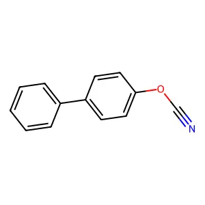 (4-phenylphenyl) cyanate structure