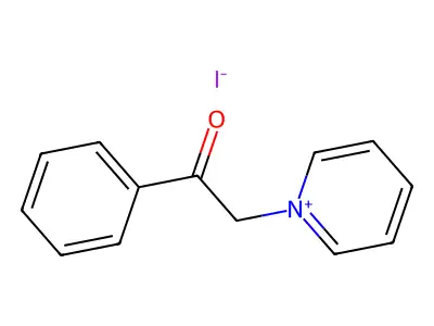 1-(2-氧代-2-苯乙基)吡啶溴化物 structure