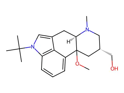 (1-tert-Butyl-10-methoxy-6-methylergolin-8-yl)methanol structure