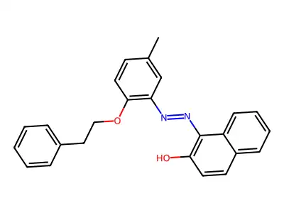 1-{[5-Methyl-2-(2-phenylethoxy)phenyl]diazenyl}-2-naphthol structure