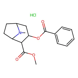 (+)-Cocaine Hydrochloride structure