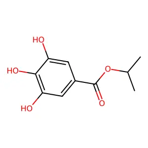 Isopropyl gallate structure