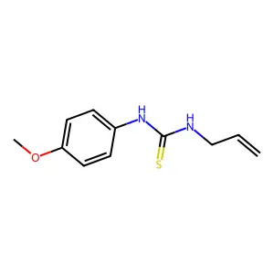 N-allyl-N'-(4-methoxyphenyl)thiourea structure