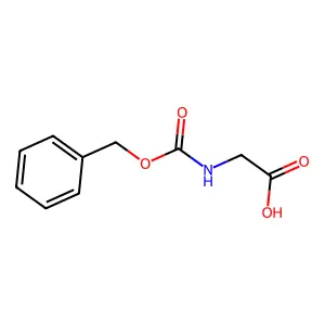 Benzyloxycarbonylglycine structure
