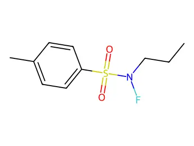 N-Fluoro-4-methyl-N-propylbenzene-1-sulfonamide structure