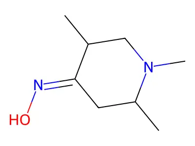 4-Piperidinone, 1,2,5-trimethyl-, oxime structure