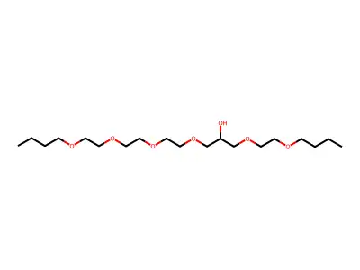 3-(2-Butoxyethoxy)-1-{2-[2-(2-butoxyethoxy)ethoxy]ethoxy}propan-2-ol structure