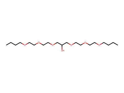 1,3-Bis[2-(2-butoxyethoxy)ethoxy]propan-2-ol structure