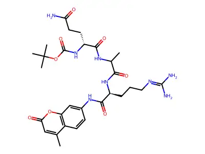Boc-QAR-AMC structure