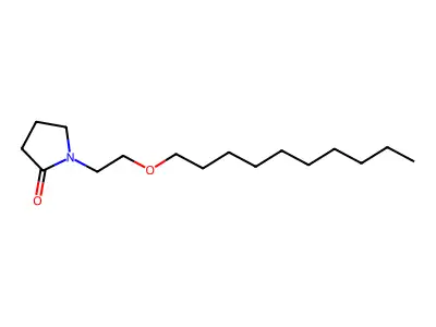 2-Pyrrolidinone, 1-(2-(decyloxy)ethyl)- structure
