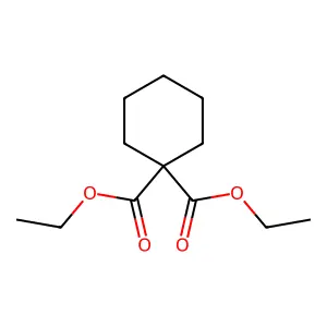 N,N-bis(2-chloroethyl)-4-[(4-chlorophenyl)iminomethyl]aniline structure