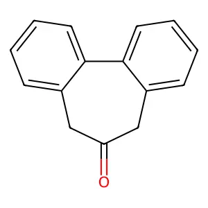 6H-Dibenzo(a,c)cyclohepten-6-one, 5,7-dihydro- structure