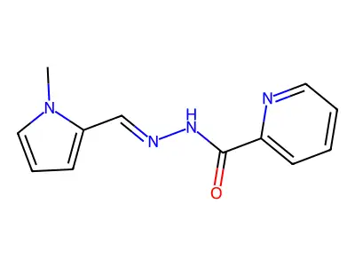 N'-[(Z)-(1-Methyl-1H-pyrrol-2-YL)methylidene]pyridine-2-carbohydrazide structure