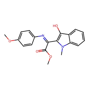2-acetonyl 3-oxo 5-p-methoxyphenyl as.-triazine structure