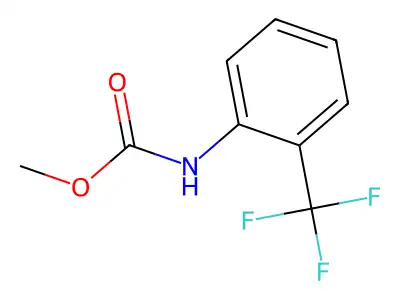 Methyl N-[2-(trifluoromethyl)phenyl]carbamate structure