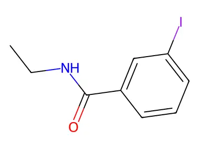 N-ethyl-3-iodobenzamide structure