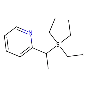 2-(1-Triethylsilylethyl)pyridine structure