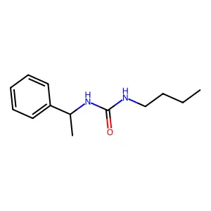 Urea, N-butyl-N'-(1-phenylethyl)- structure