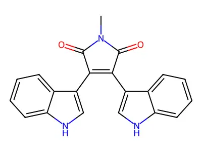 双吲哚基马来酰亚胺V structure