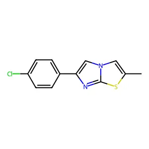 6-(4-Chlorophenyl)-2-methylimidazo[2,1-b][1,3]thiazole structure