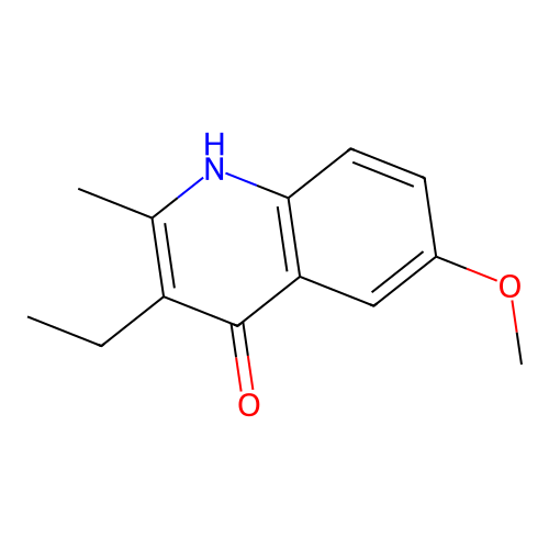 3-Ethyl-6-methoxy-2-methylquinolin-4-ol structure