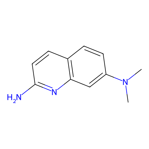 2,7-Quinolinediamine, N7,N7-dimethyl- structure