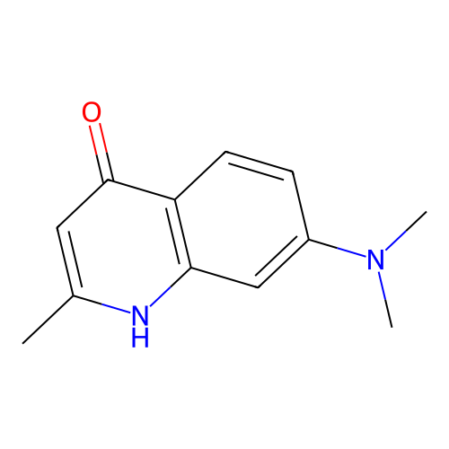 4-Quinolinol, 7-(dimethylamino)-2-methyl- structure
