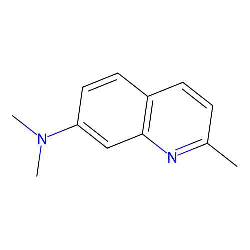 N,N,2-trimethylquinolin-7-amine structure
