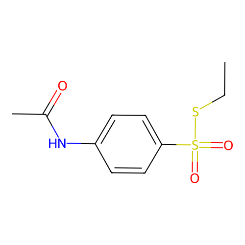 N-(4-ethylsulfanylsulfonylphenyl)acetamide structure